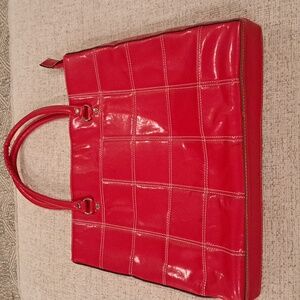 Prada Red Tote Bag